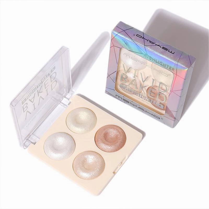 Pearlescent Eye Shadow and Blush Palette, 4 Eye Shadows and Blush, Multicolor (03), 1 Ounce (Pack of 1)