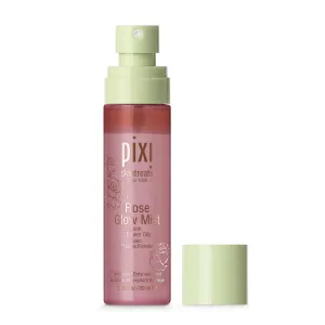 Pixi Beauty Rose Glow Mist | All-Over Mist For Luminous Complexion | Set & Refresh Makeup | Hydrate Skin With 21 Natural Oils (2.7 Fl Oz.)
