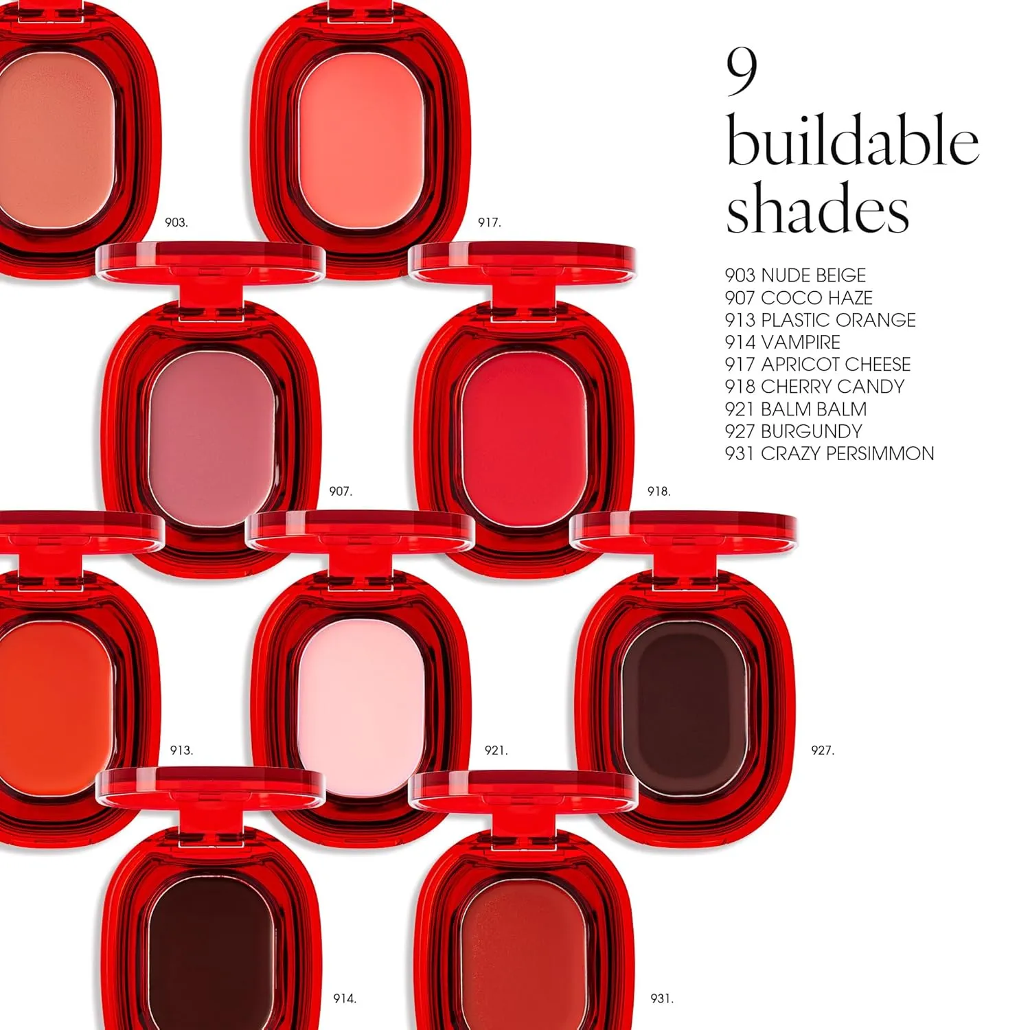 PLAT LIPS 914 VAMPIRE, Lip & Cheek, Lightweight, Naturally Dewy  Glowy Finish, Blendable & Buildable Formula (1.2g, 0.003 oz.)