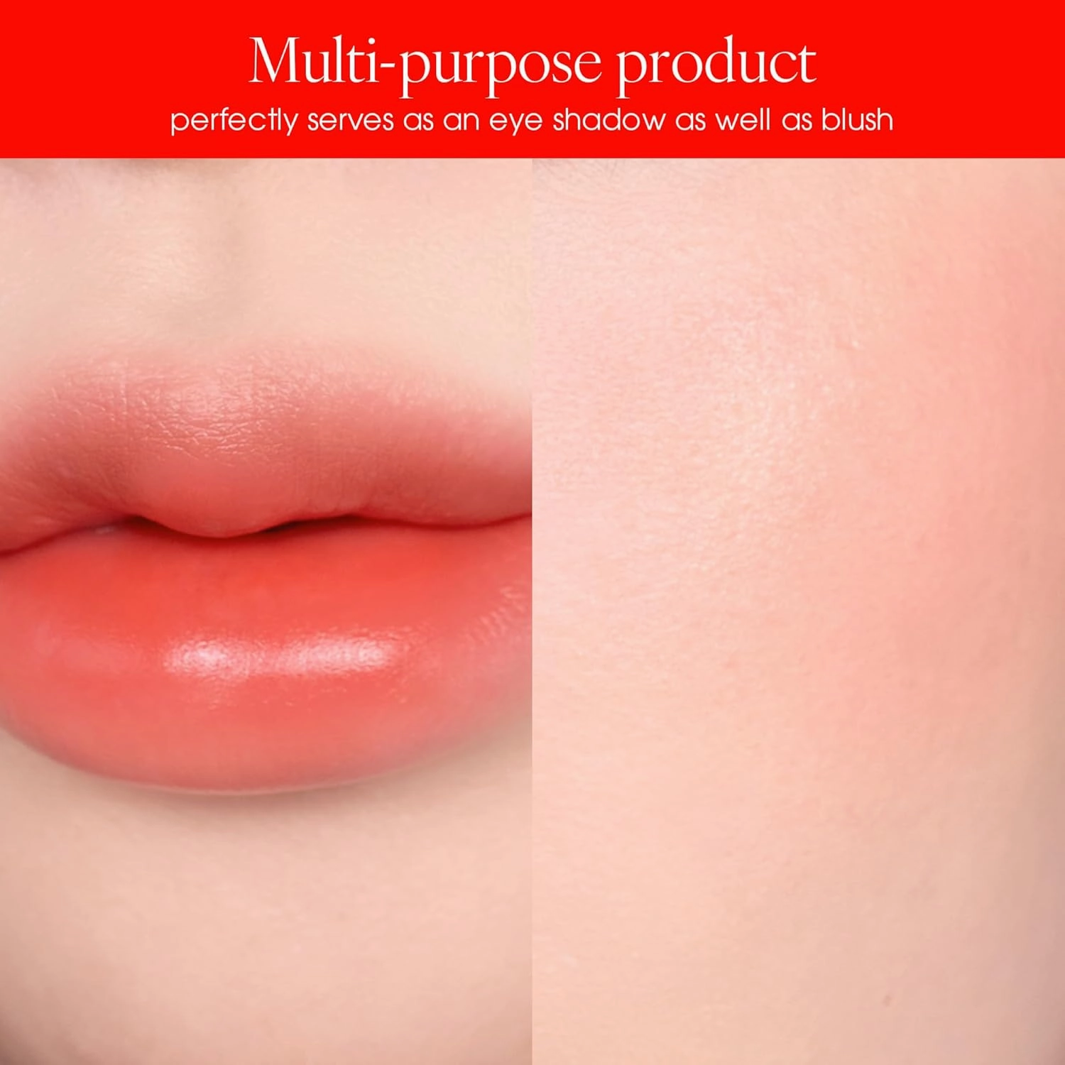 PLAT LIPS 913 PLASTIC ORANGE, Lip & Cheek, Lightweight, Naturally Dewy  Glowy Finish, Blendable & Buildable Formula (1.2g, 0.003 oz.)