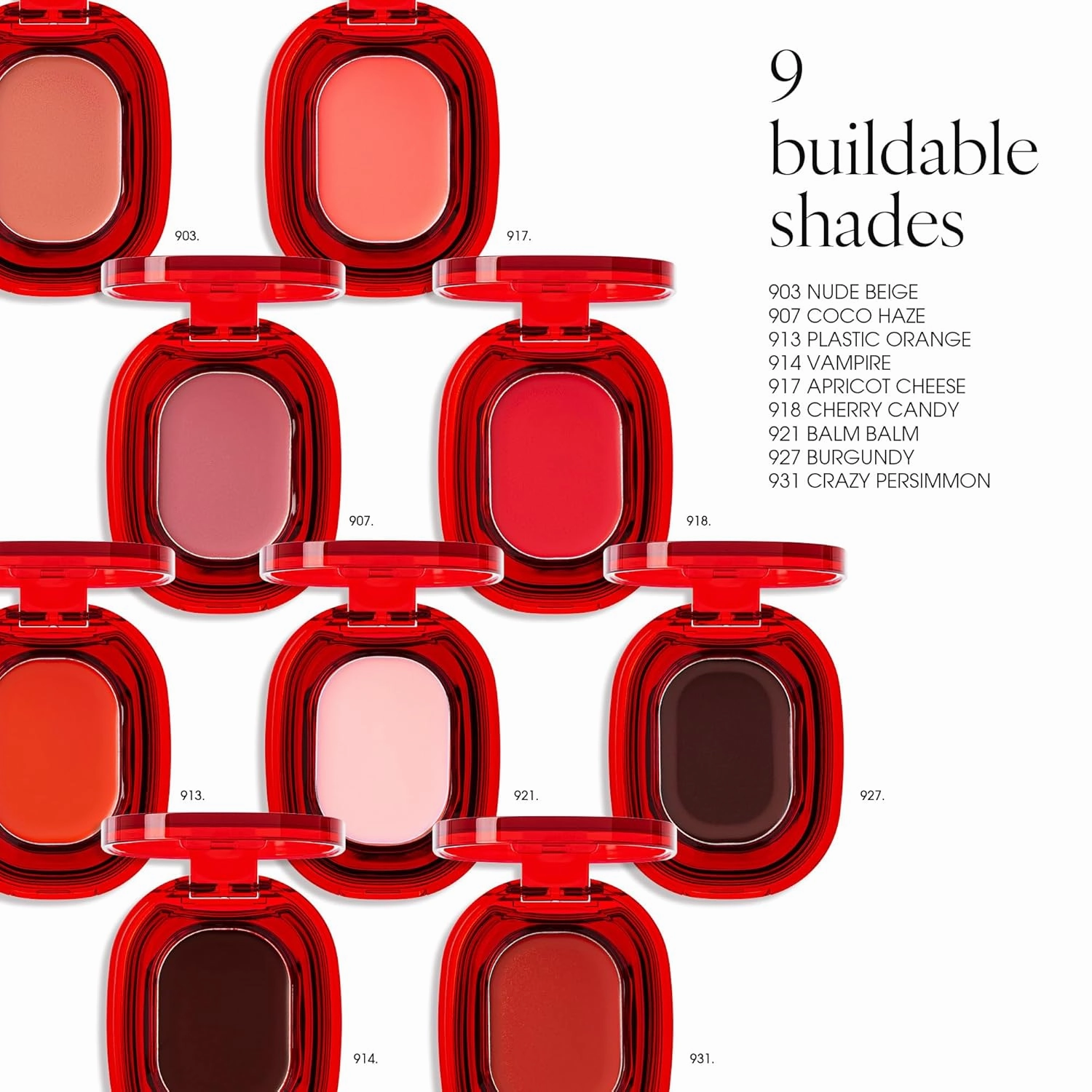 PLAT LIPS 913 PLASTIC ORANGE, Lip & Cheek, Lightweight, Naturally Dewy  Glowy Finish, Blendable & Buildable Formula (1.2g, 0.003 oz.)