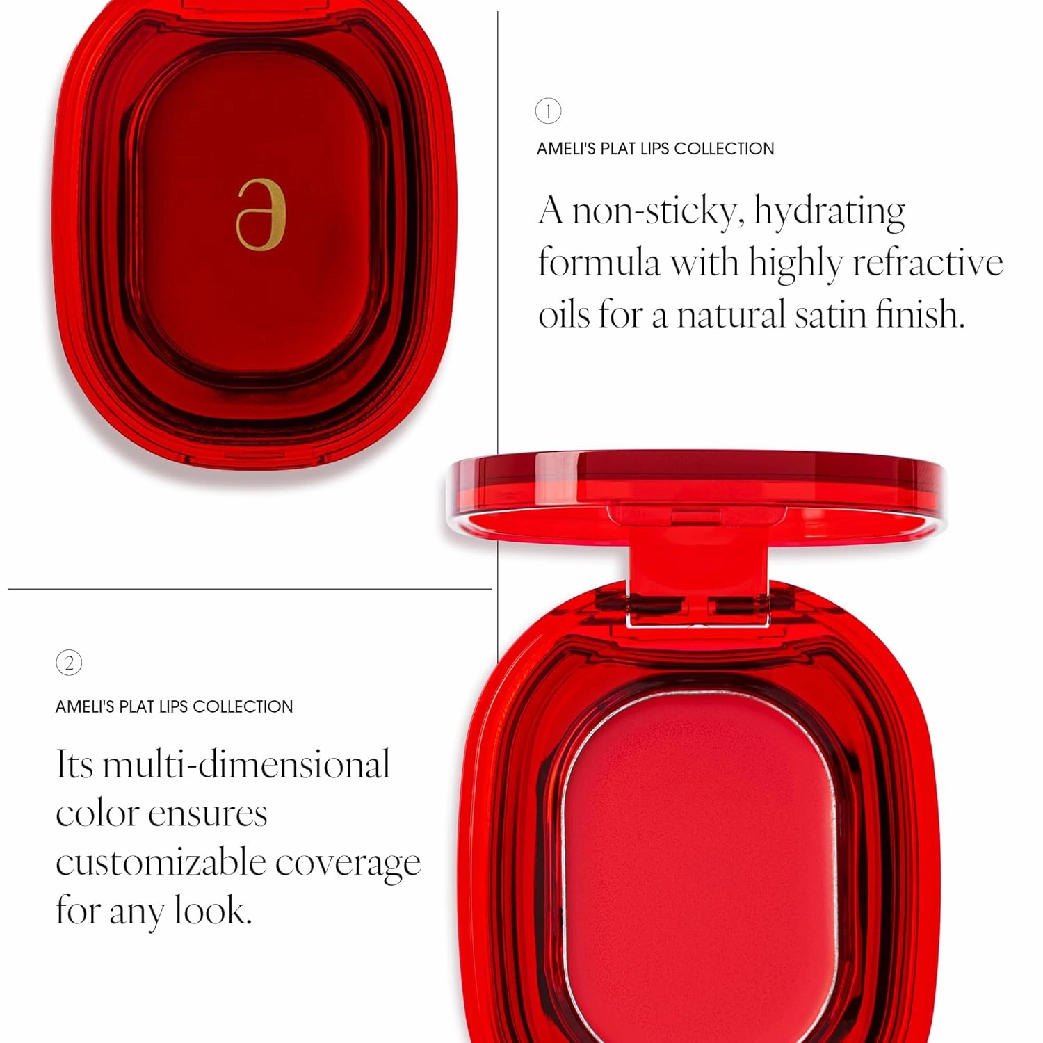 PLAT LIPS 918 CHERRY CANDY, Lip & Cheek, Lightweight, Naturally Dewy  Glowy Finish, Blendable & Buildable Formula (1.2g, 0.003 oz.)