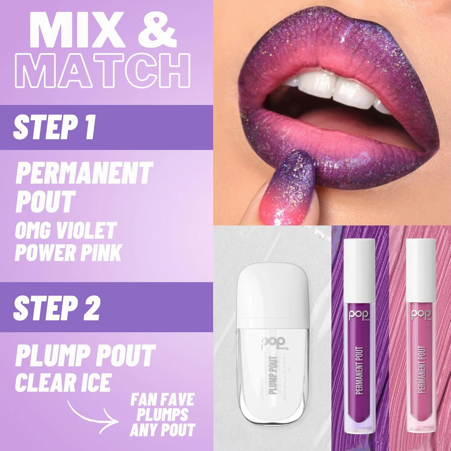 POP Beauty Plump Pout Clear Ice