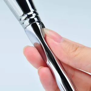 Portable Makeup Brush Set 11 Silver Picasso Makeup Brush Cosmetic Foundation Blend Blush Eye Shadow Topcoat