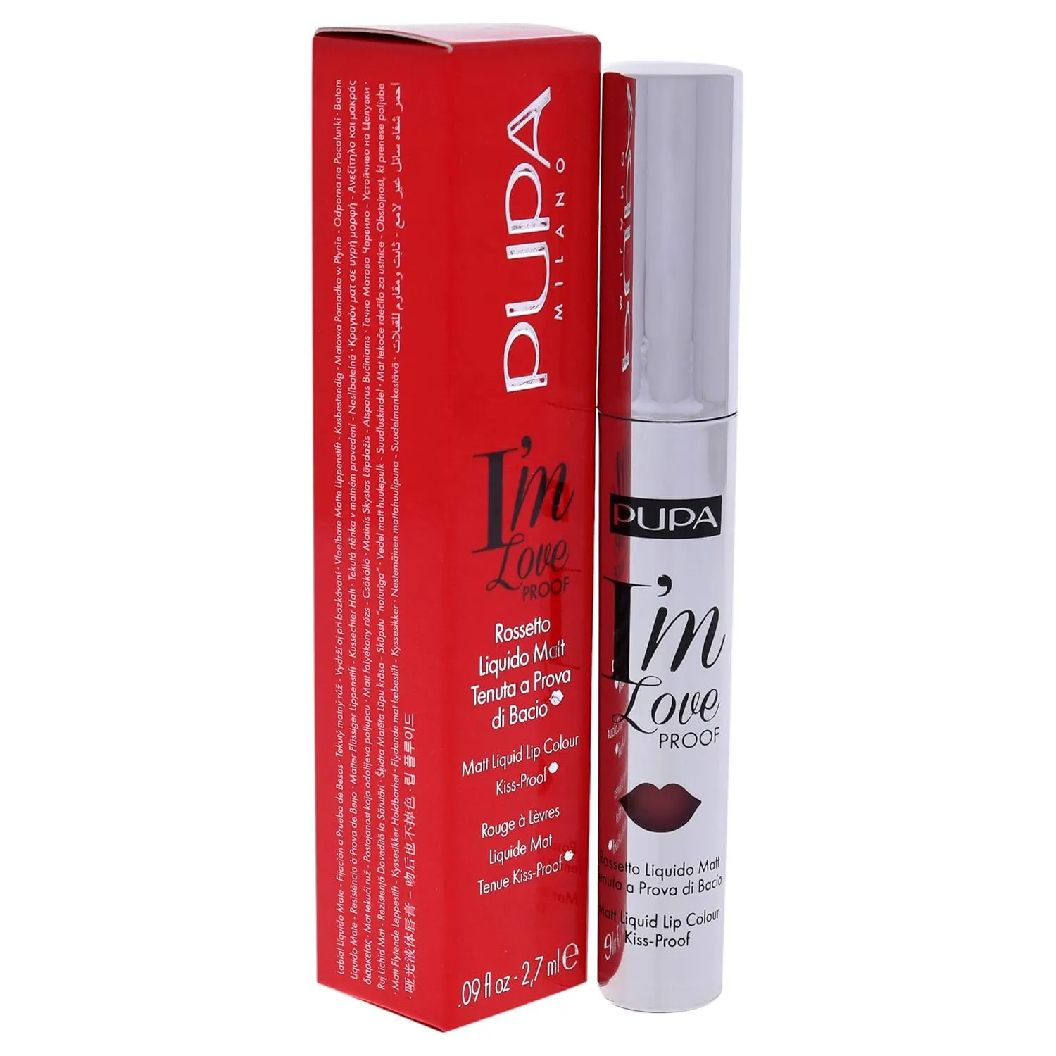 Pupa Milano I Am Love Proof Matt Liquid Lip Color - 003 Rose Nude for Women - 0.09 oz Lipstick