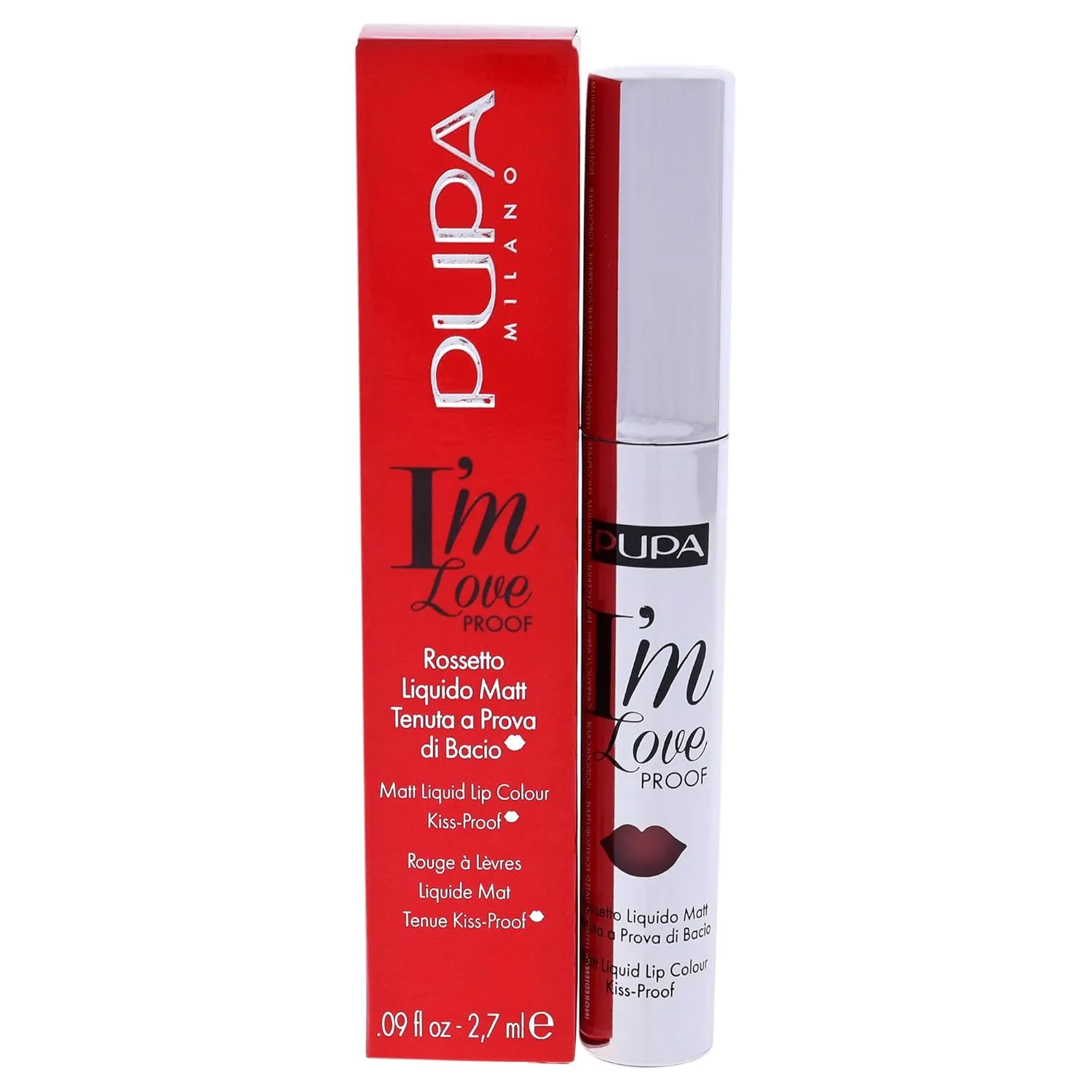 Pupa Milano I Am Love Proof Matt Liquid Lip Color - 003 Rose Nude for Women - 0.09 oz Lipstick