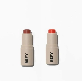 Refy Lip Blush Duo - Papaya and Cinnamon   Bonus Premium Korean Facial Masque Pack