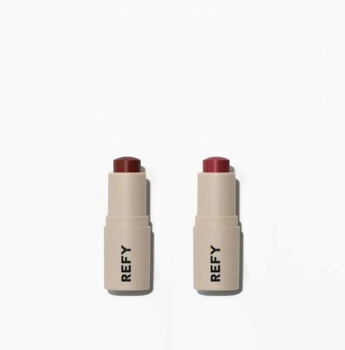 Refy Lip Blush Duo - Wine and Canyon   Bonus Premium Korean Facial Masque Pack