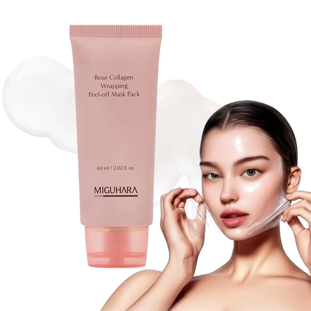 Rose Collagen Wrapping Peel-off Mask Pack | Korean Skincare Mask Pack (60ml/2.02 fl.oz.)