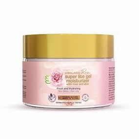 Rose Aloe Gel Moisturizer | Instant Hydration | Non-Sticky & Oil-Free | Quick Absorbing | Suitable for all Skin Types | 50 ml