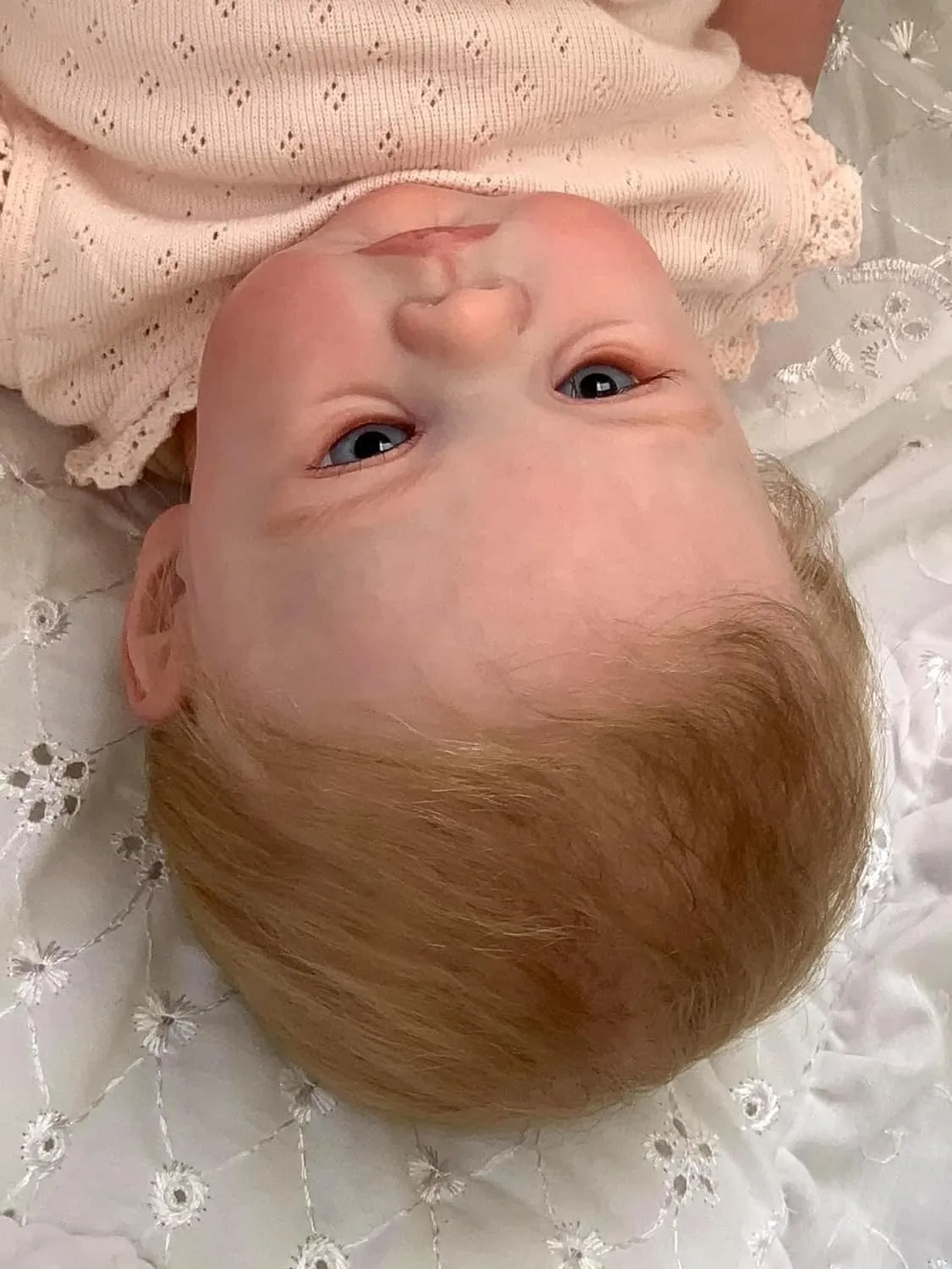 RXDOLL 18 Inch Lifelike Reborn Baby Dolls Similar Silicone Full Body Vinyl Girl Realistic Newborn Baby Dolls That Look Real Anatomically Correct Washable Toy Xmas Gifts