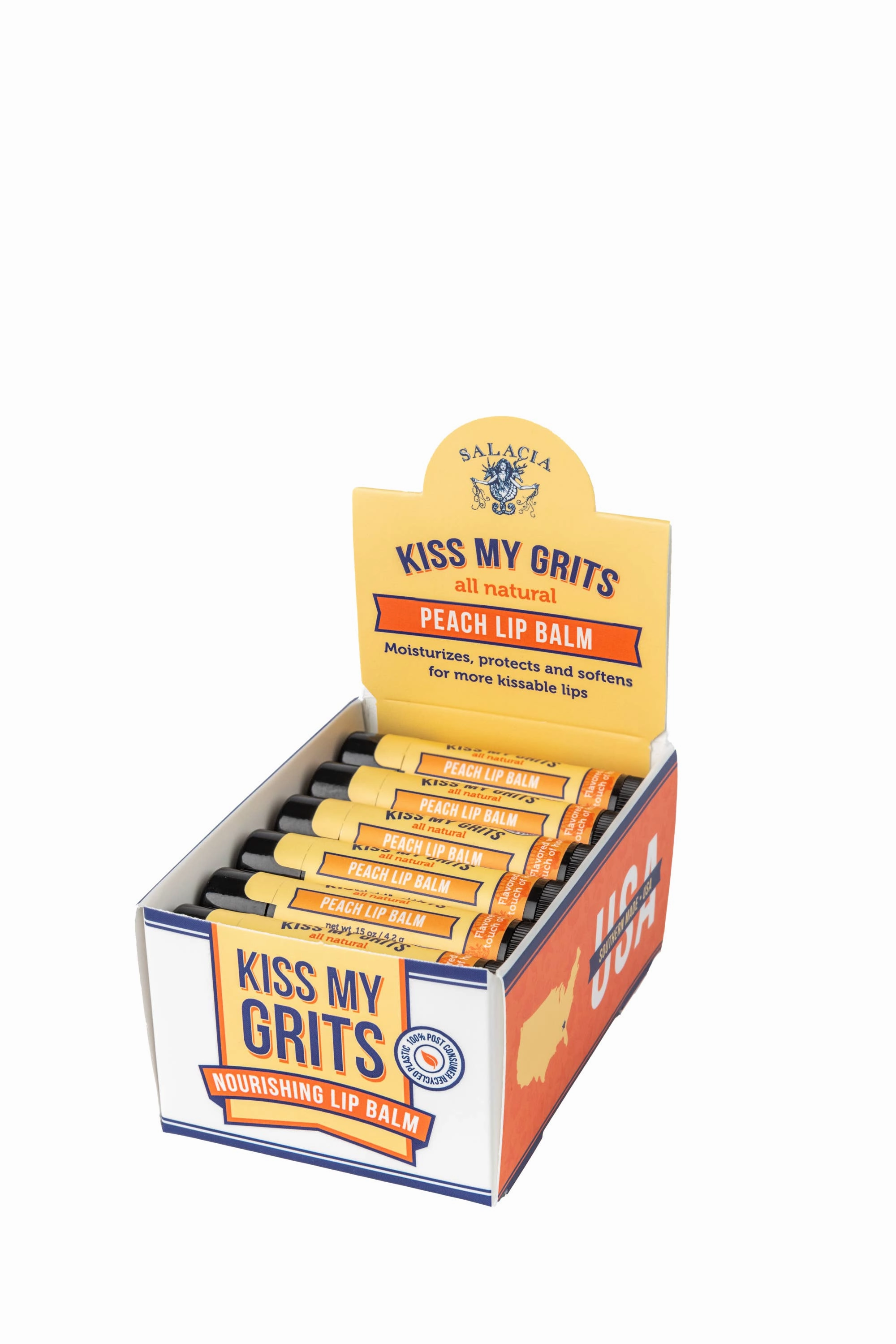 Salacia Salts - Kiss My Grits Georgia Peach Lip Balm