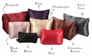 Satin Pillow Luxury Bag Shaper Compatible for the Designer Bag Neverfull PM, MM, and GM