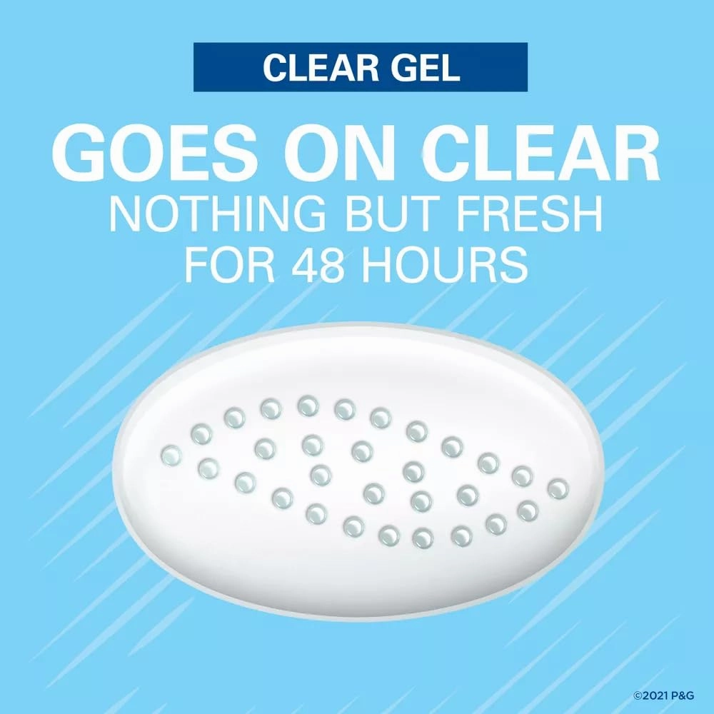 Secret Outlast Outlast XTEND Clear Gel Antiperspirant & Deodorant, Unscented, 2.6 Oz (2 Pack)