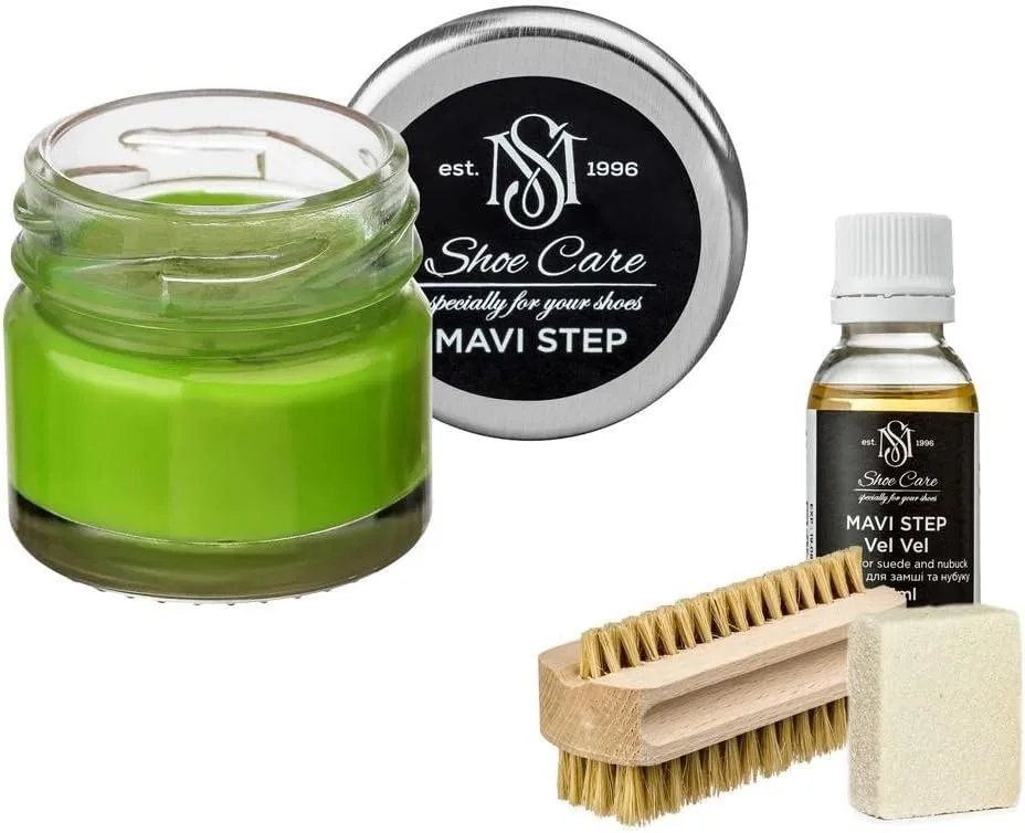 Suede & Nubuck Shoe Care Kit Brush Cleaner Set for Furniture Clothes Color Repair