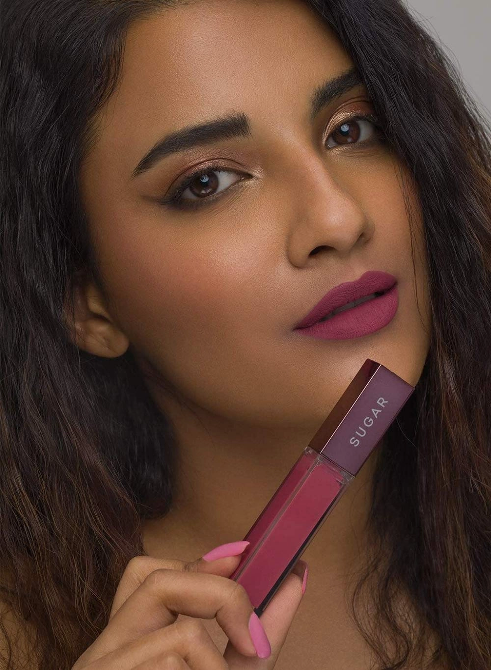 SUGAR Cosmetics Mettle Liquid Lipstick - 08 Alcor Creamy Lightweight Texture, Silky Smooth Lips