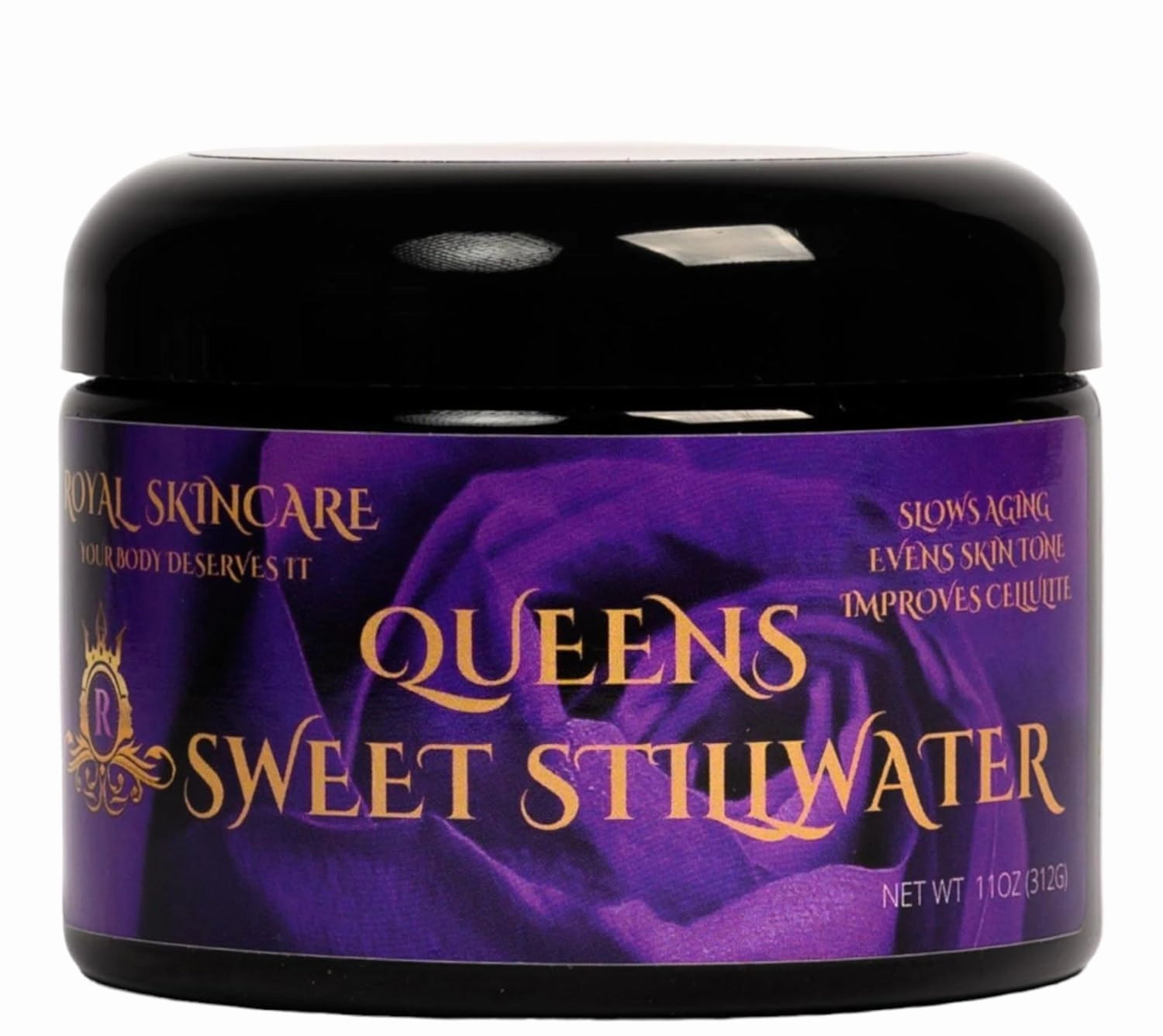 Sweet Stillwater, Royal Skincare Premium Body Butter for Women, Hydrating and Firming Skincare for Dry Skin, Cellulite, Stretch Marks, or Uneven Tone, Restores Supple Firmness, 8 oz, 12 oz. (12oz)