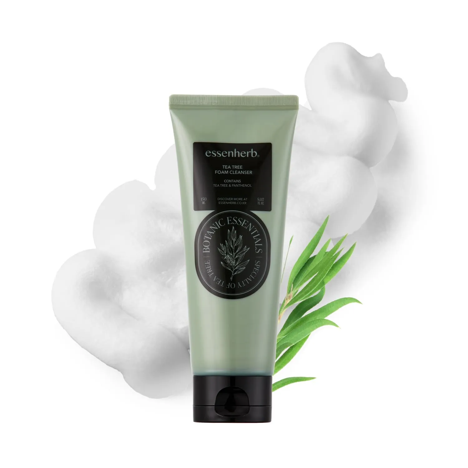 TEA TREE FOAM CLEANSER, Creates a Creamy Foam that Soothes and Moisturizes, For All Skin Types Including Blemishes. (150ML)