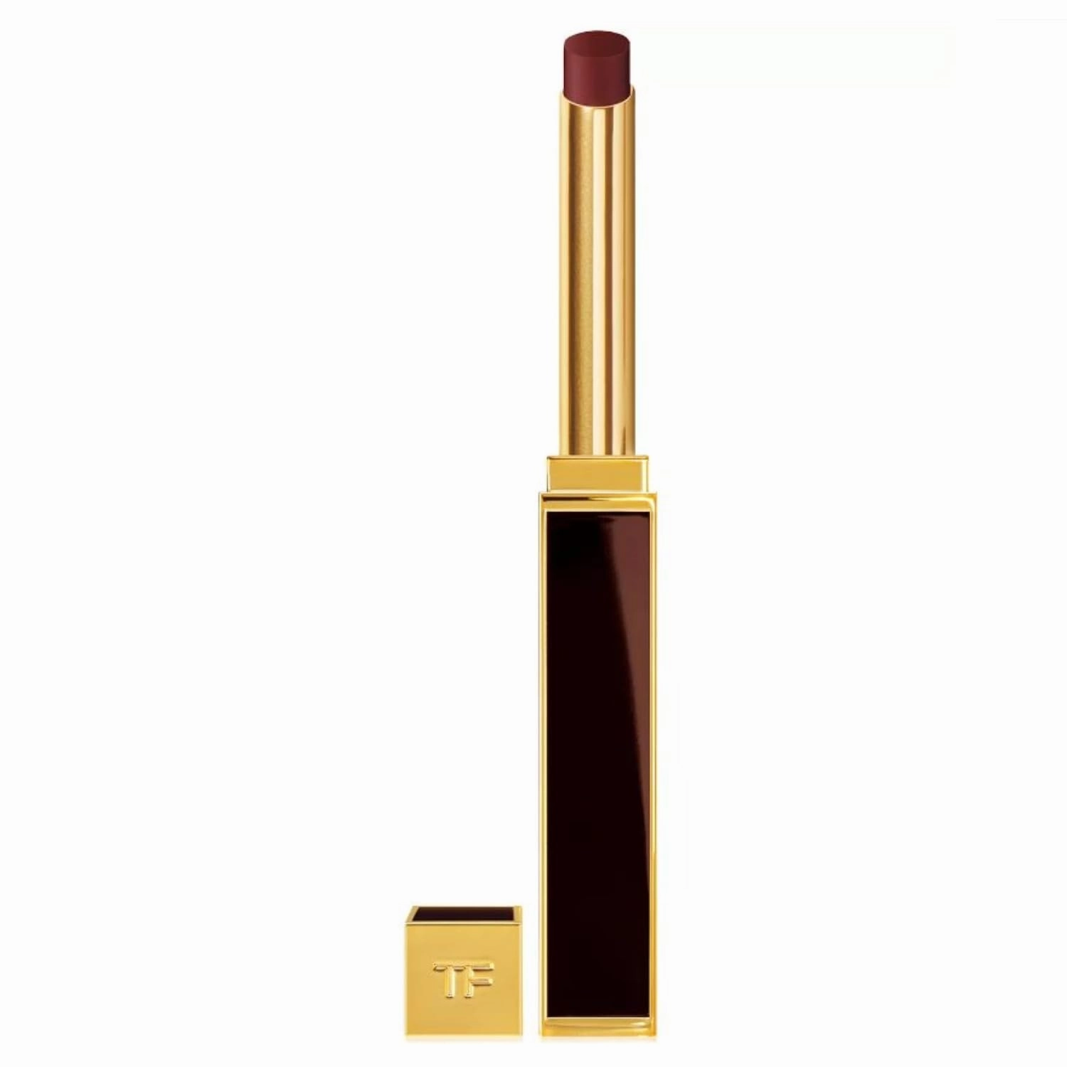 Tom Ford Slim Lip Color Shine Lipstick - 157 Go-See (Warm Toned Dark Plum) - .03 oz / .9 g