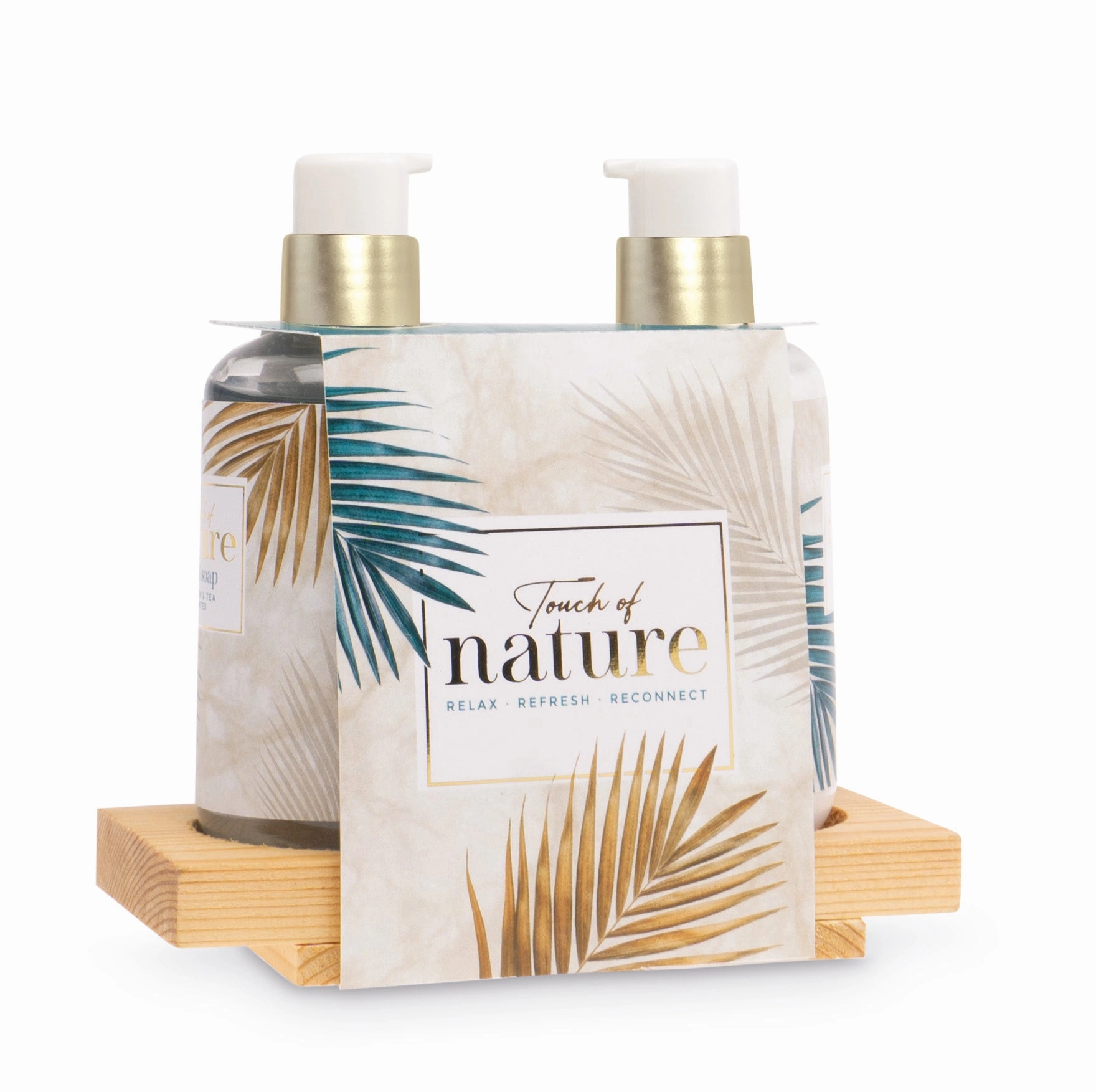 Touch Of Nature Wooden Tray Bath Gift Set