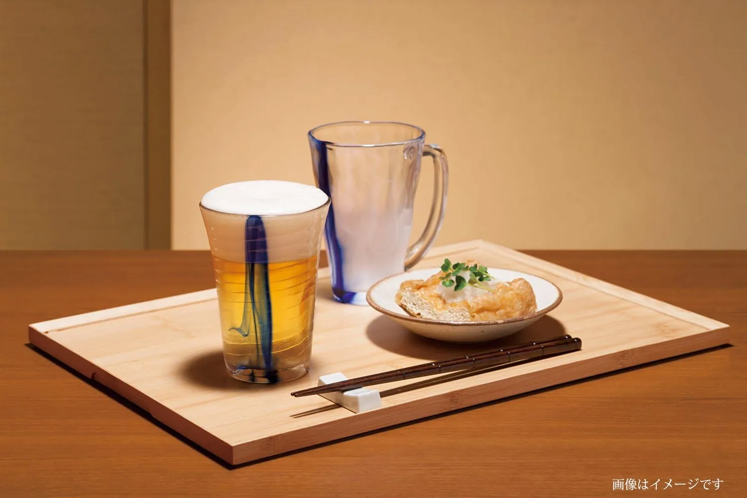 Toyo Sasaki Glass P-52013-302 Foaming Glass Mountain Beer Glass, Translucent, 1 Piece