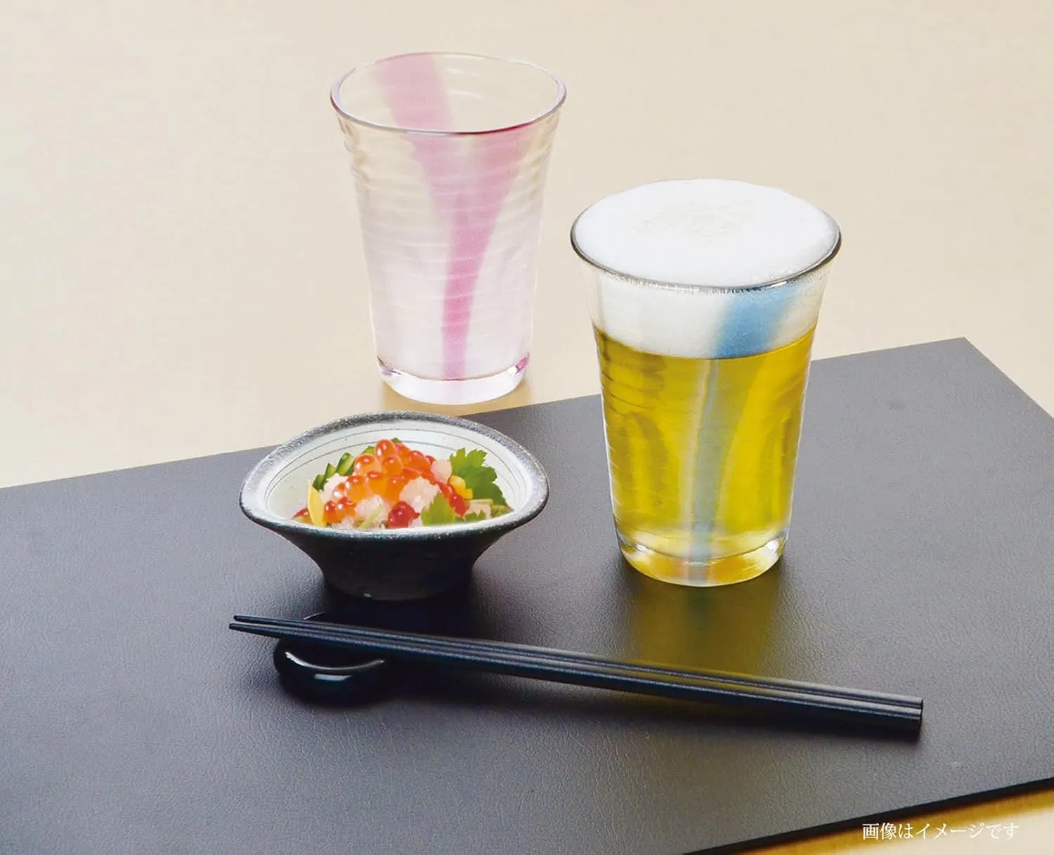 Toyo Sasaki Glass P-52013-302 Foaming Glass Mountain Beer Glass, Translucent, 1 Piece