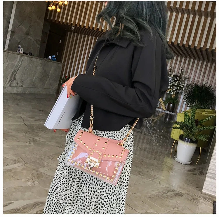 Transparent Leather Bag
