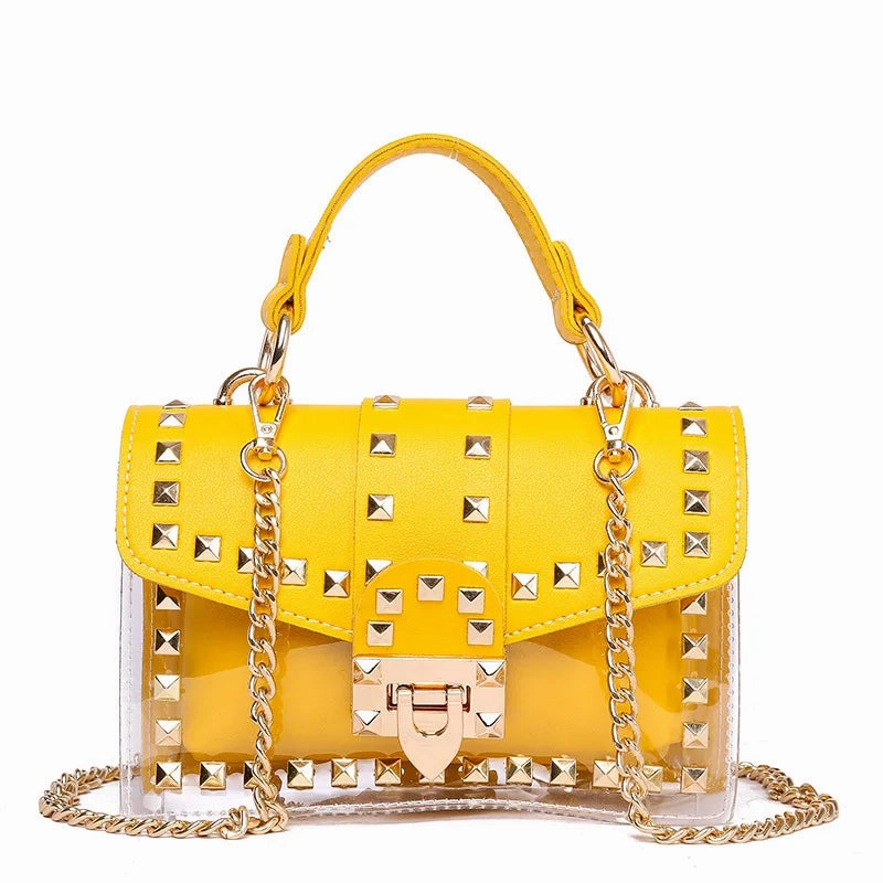 Transparent Leather Bag