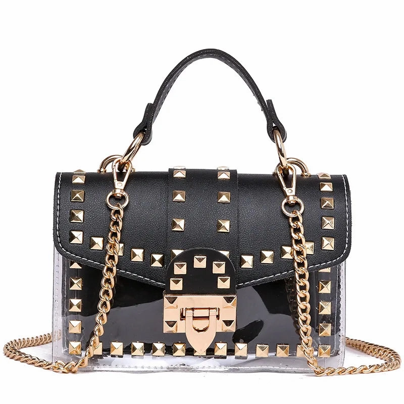 Transparent Leather Bag
