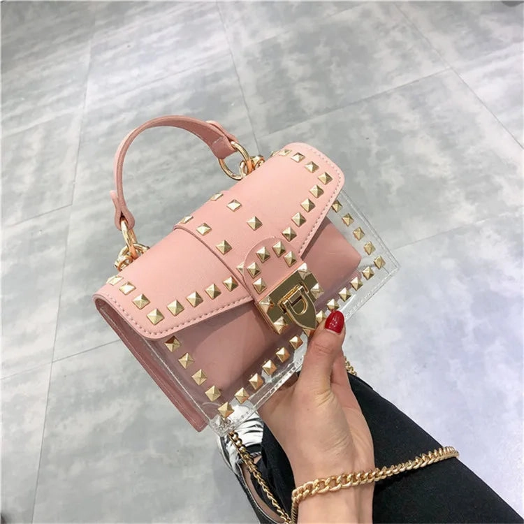 Transparent Leather Bag