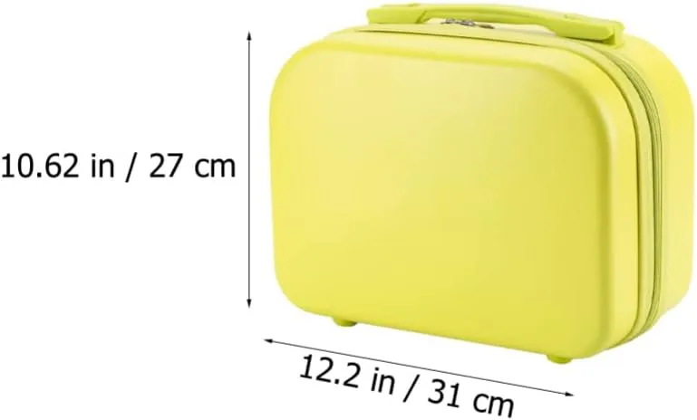 VALICLUD Train Case Makeup Box Makeup Bag Set Patient Travel Makeup Bag Large Capacity Cosmetic Bag