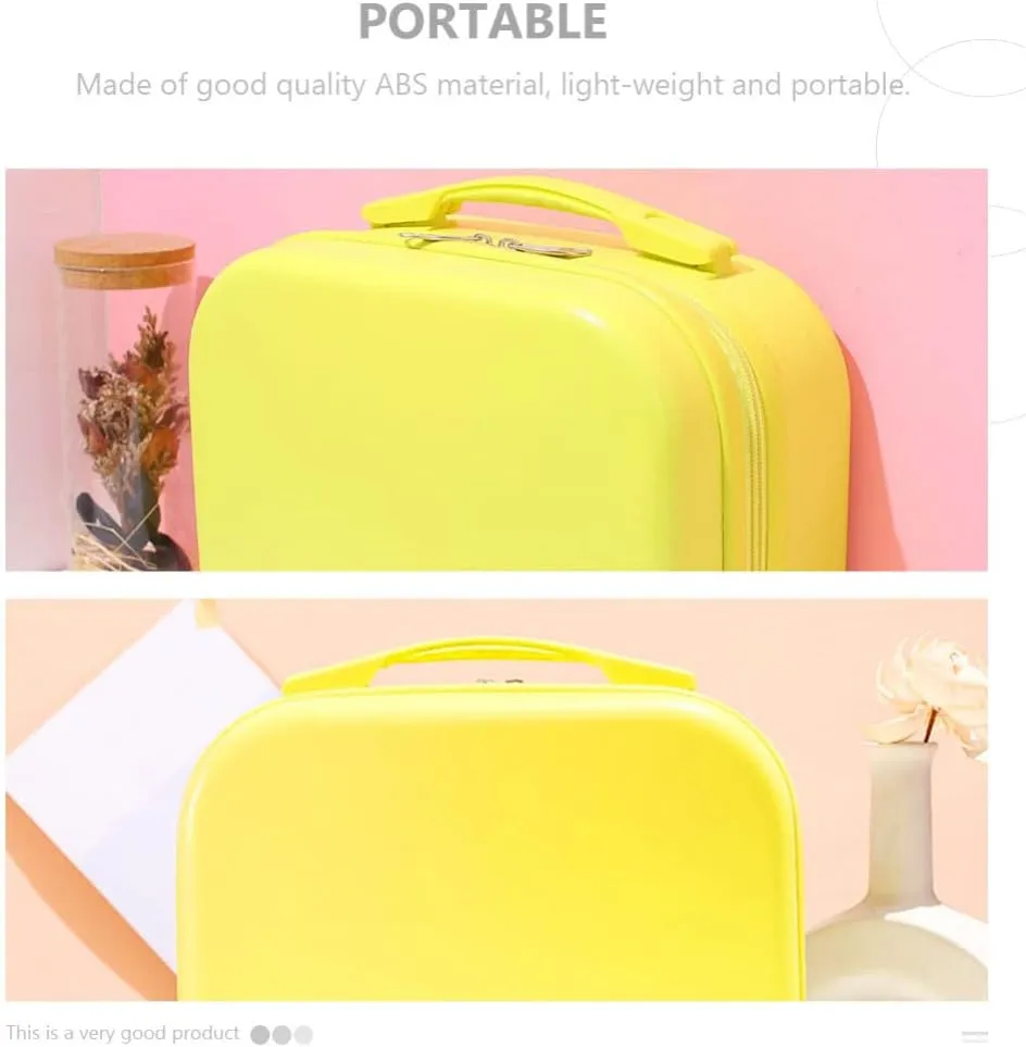 VALICLUD Train Case Makeup Box Makeup Bag Set Patient Travel Makeup Bag Large Capacity Cosmetic Bag