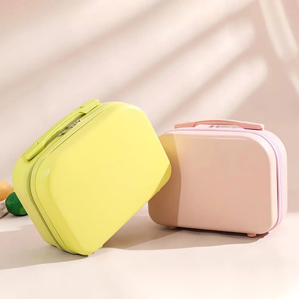 VALICLUD Train Case Makeup Box Makeup Bag Set Patient Travel Makeup Bag Large Capacity Cosmetic Bag