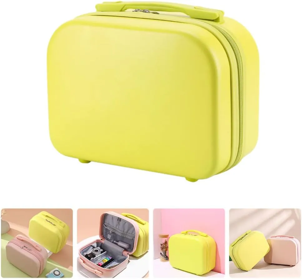 VALICLUD Train Case Makeup Box Makeup Bag Set Patient Travel Makeup Bag Large Capacity Cosmetic Bag
