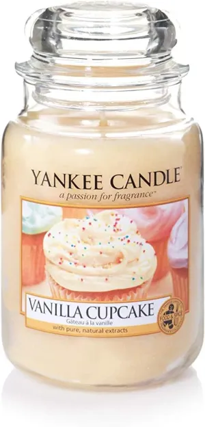 Vanilla Cupcake Large Jar Candle,Fresh Scent