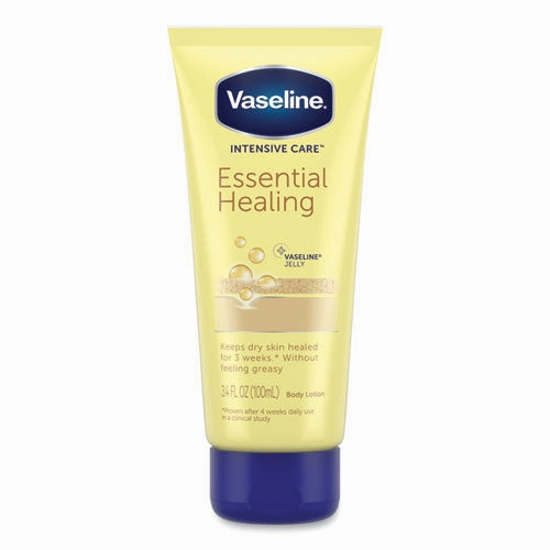 Vaseline® Intensive Care Essential Healing Body Lotion, 3.4 Oz Squeeze Tube, 12/carton
