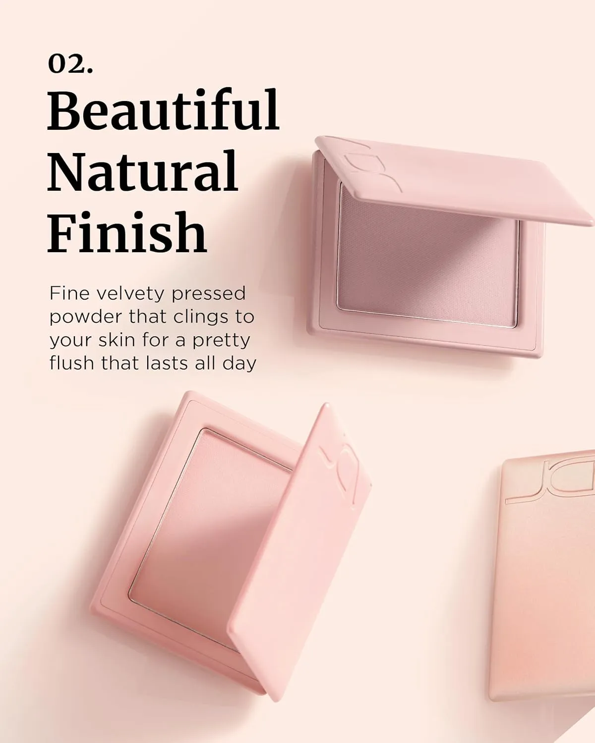VDL Cheekstain Pastel Blush for Cheeks (Like Beige, 0.2oz) - Lightweight, Velvet Powder Formula - Seamless, Long-Lasting, Natural-Looking Glow | Korean Makeup