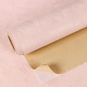 VEELIKE Blush Pink Crushed Velvet Drawer Liner Self Adhesive Velvet Flocking Liner for Dresser Jewelry Drawer Art Crafts 15.7''x118'' Pink Velvet Wallpaper Peel and Stick Removable Lining Fabric Roll