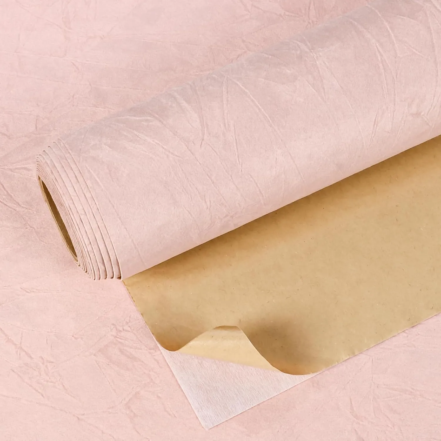 VEELIKE Blush Pink Crushed Velvet Drawer Liner Self Adhesive Velvet Flocking Liner for Dresser Jewelry Drawer Art Crafts 15.7''x118'' Pink Velvet Wallpaper Peel and Stick Removable Lining Fabric Roll