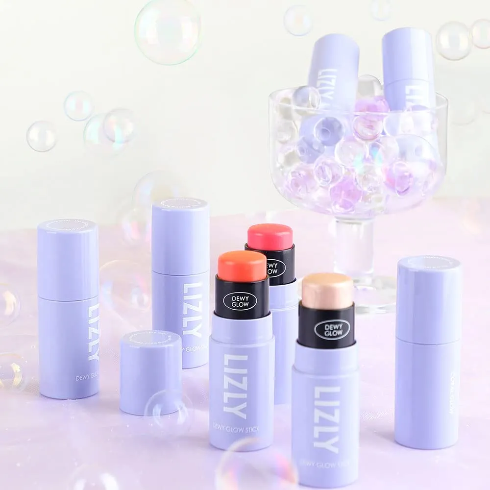 Vegan Blush Stick Multi Balm Cheek Stick Korean Make Up Dewy Glow Balm Stick sonrojo (03 Luminous)