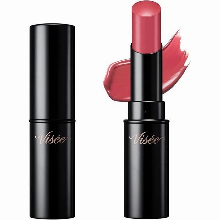 Visee Nenmak Fake Rouge RO651 – Liar Rose Tea Lipstick with Lustrous Finish and Serum Ingredients, 3.8g [Alcohol-Free]