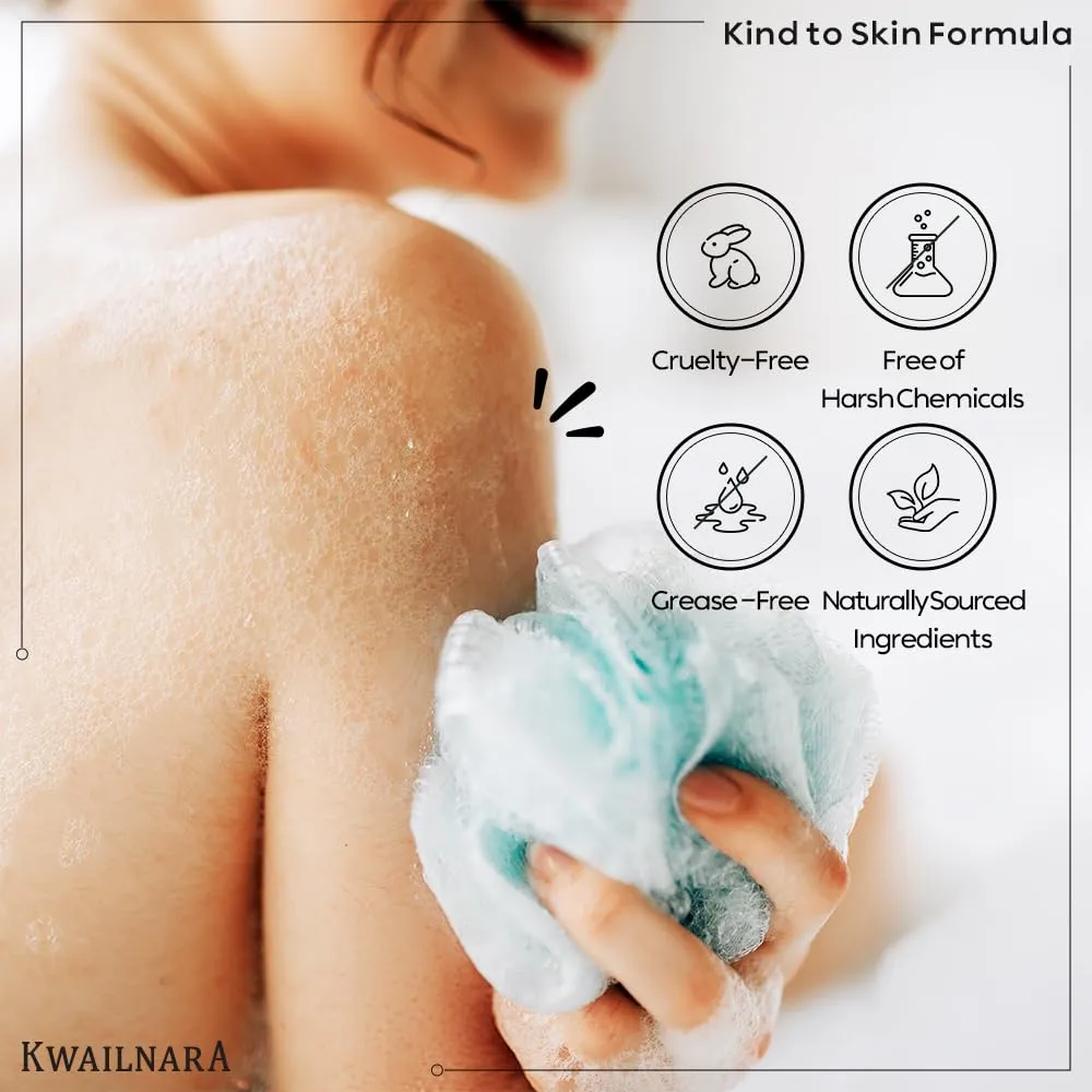 WELCOS KWAILNARA Peach Milk Body Wash – Korean Body Wash with Peach Extract for Clear and Bright Skin 560 g / 19.75 oz.