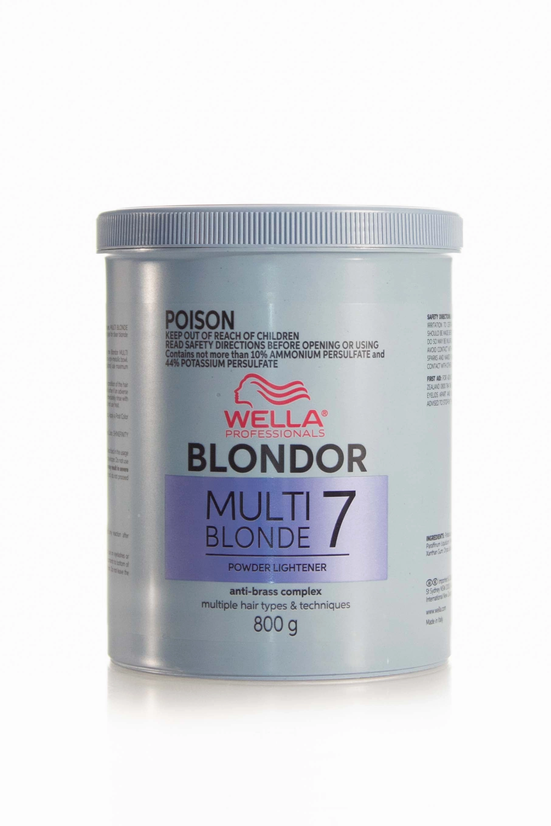 WELLA BLONDOR MULTI-BLONDE DUST FREE POWDER LIGHTENER 7 LEVELS 800G