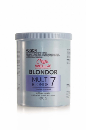 WELLA BLONDOR MULTI-BLONDE DUST FREE POWDER LIGHTENER 7 LEVELS 800G