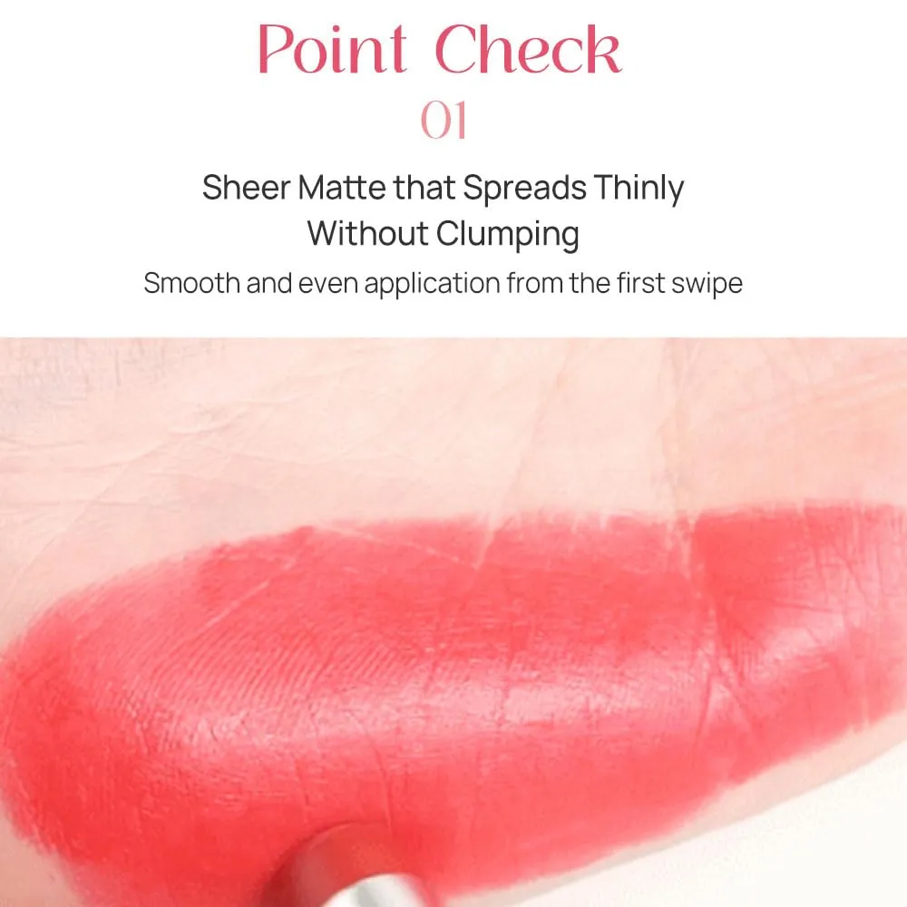 YNM Cream Matte Lipstick (06 PLUM MAUVE, 5.5g), Long Lasting, Non-Drying,K-beauty, Buildable, Lightweight Formula, Semi-Sheer, Highly Pigmented
