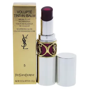 Yves Saint Laurent Volupte Tint In Balm 5 Dare Me Plum for Women, 0.12 Ounce