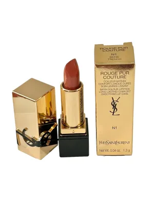 Yves Saint Laurent YSL Rouge Pur Couture Lipstick Color # N1 BEIGE TRENCH (MINI/SMALL/SAMPLE SIZE/TRAVEL SIZE) 0.04 OZ / 1.3 G - 2122